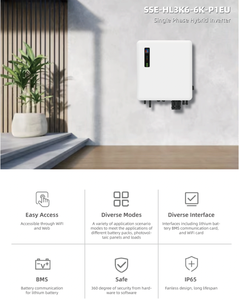 IP65 nhà sử dụng AC biến tần 3KW một pha năng lượng mặt trời lai ba pin Lithium MPPT điều khiển Cổ Phiếu kép có sẵn 6KW đầu ra - Product Image 3