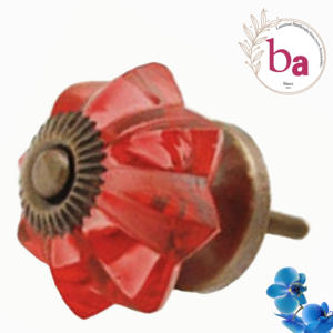 Tiradores y perillas de muebles de melón de cristal de alta calidad para exportación, mango elegante y duradero - Product Image 1