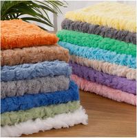 Promotion : Tissu non tissé respirant 100 % polyester à poils longs, teint en fil, imitation fourrure, tricoté chaîne, laminé PVC, pour vêtements et textiles de maison de haute qualité