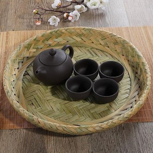 Panier de rangement en bambou du Vietnam pour l'organisation de cuvettes de vêtements - Product Image 2