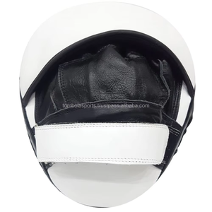 2025 OEM haute qualité en cuir PU Focus Pads équipement d'entraînement de boxe professionnel cible à la main MMA Arts martiaux haute boxe - Product Image 4