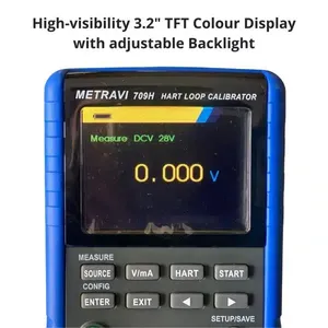 METRAVI 709H Calibrador de Bucle de Instrumentos Eléctricos con Comunicación HART MV MA Medición de Bucle - Product Image 2