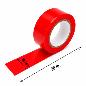 Cinta Aislante 20 M. x 19 mm Roja Uso Doméstico - Product Image 2