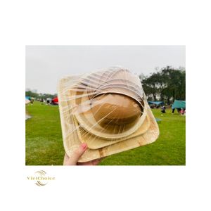 ชามใบปาล์มอะรีก้า ราคาสมเหตุสมผล เป็นมิตรกับสิ่งแวดล้อม ดีไซน์เรียบง่าย เหมาะสำหรับงานปาร์ตี้ คุณภาพสูง พรีเมียม Vietchoice เวียดนาม - Product Image 6