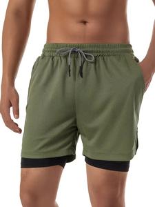 Vente en gros de shorts de course pour hommes shorts de fitness shorts de jogging d'été pantalons de sport décontractés d'entraînement à séchage rapide pour entraînement - Product Image 5
