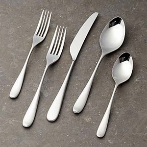 Ensemble de coutellerie en acier inoxydable plaqué argent cuillère et fourchette - Product Image 2
