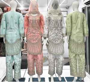 Indien pakistanais lourd Organza Salwar costume femmes Bollywood belle Salwar Kameez - Product Image 1