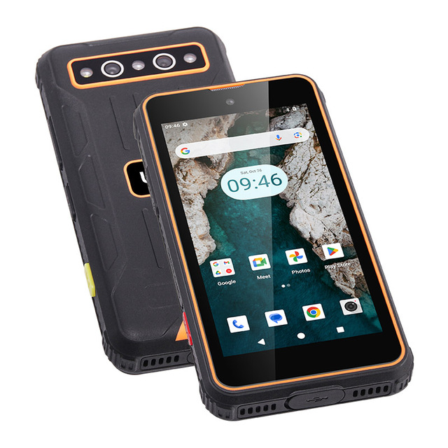 4.0" Palm Size Unlocked Waterproof 4G NFC Rugged Phone 4GB+ 64GB 20MP Camera 3000mAh Android 14 Mini Smartphone