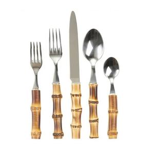 ชุดมีดทองเหลืองพร้อมกระจกขัดเงาชุดเครื่องใช้บนโต๊ะอาหารโลหะแบบมีเอกลักษณ์เฉพาะสำหรับบ้านโรงแรมร้านอาหาร - Product Image 2