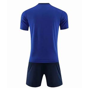 ชุดฟุตบอลคุณภาพพรีเมียม ปรับแต่งได้เต็มที่ พิมพ์ลายด้วยความร้อน โพลีเอสเตอร์ 100% ป้องกันแบคทีเรีย ระบายอากาศได้ดี สำหรับทีมที่กำหนดเอง - Product Image 3