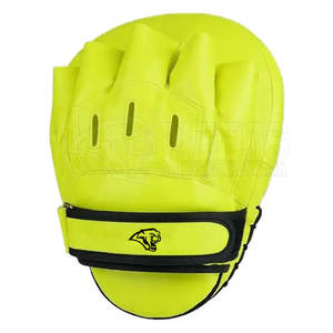 Nouvelle arrivée Coussinets de mise au point en cuir personnalisés de 8oz Poignées étanches pour adultes Équipement d'entraînement en arts martiaux et gants de boxe - Product Image 3