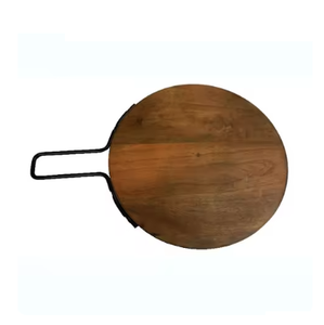 Bloc à découper en bois d'acacia et de teck personnalisé en gros avec poignée pour planche à découper en bois de cuisine pour les fruits et légumes au fromage - Product Image 3