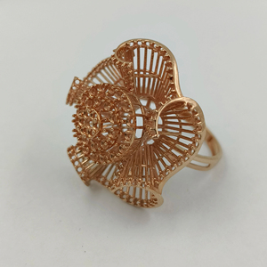 Anillos de joyería fina de oro sólido de nuevo diseño de lujo para mujer Anillo de oro de Diamante Real - Product Image 2