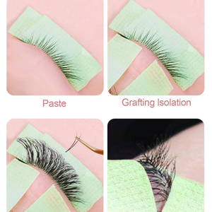 Ruban pour cils en mousse micro personnalisée, gel de silicone, rose vif, pour peaux sensibles, bleu et noir colorés, pour extensions de cils - Product Image 2