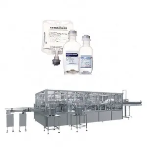 Compact And Space-Saving IV Fluids PP Fluids Bottle Filling And Sealing Machinery