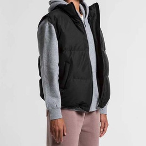 Gilet sans manches de haute qualité pour hommes avec capuche détachable Caractéristique respirante Gilet d'hiver chaud et ample Style gilet bouffant - Product Image 3