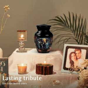 Elefante caminar urnas para cenizas pequeñas urnas para cenizas humanas recuerdo para mujeres urna adulto masculino Mini urnas para cenizas humanas tamaño personalizado - Product Image 5