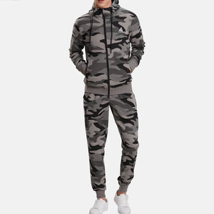 2025 nouveauté hommes Camouflage survêtement bonne qualité à capuche col solide motif usine en gros à bas prix - Product Image 4