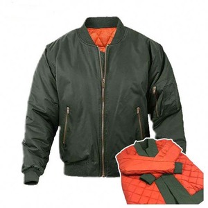 Chaquetas Bomber para Hombre de la Mejor Calidad al por Mayor, Chaquetas Bomber Personalizadas de Satén para Hombre con Dos Bolsillos Laterales de Algodón y Poliéster - Product Image 6