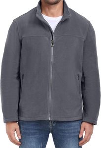 Veste polaire tactique d'hiver personnalisable pour homme, multi-poches, chaude, entièrement zippée, pour sports de plein air, en tissu toile - Product Image 2