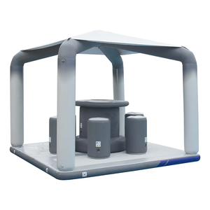 Quai gonflable <span class=keywords><strong>de</strong></span> plate-forme <span class=keywords><strong>de</strong></span> salon <span class=keywords><strong>de</strong></span> <span class=keywords><strong>piscine</strong></span> d'île flottante <span class=keywords><strong>de</strong></span> relaxation <span class=keywords><strong>de</strong></span> l'eau d'OEM, radeau flottant <span class=keywords><strong>de</strong></span> cabana avec la <span class=keywords><strong>tente</strong></span> <span class=keywords><strong>de</strong></span> parasol, les chaises et les sièges - Product Image 2
