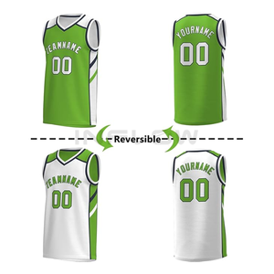 100% ropa de baloncesto de poliéster diseño personalizado baloncesto Jersey uniformes conjuntos equipo juvenil patrón sublimación - Product Image 4
