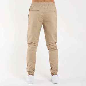 Pantalones cargo cómodos informales con cremallera para hombre, material transpirable, cintura elástica, estilo frontal plano, lavado colorido para uso diario - Product Image 4