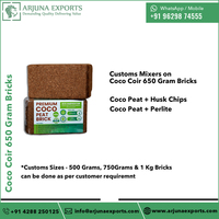 Bas EC inférieur à 0.5 100% noix de coco naturelle tourbe de coco 650 grammes briques pour Green House