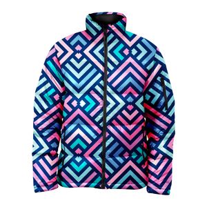 Chaqueta de Plumón Sublimada para Hombre al por Mayor, Diseño Personalizado, Tela 100% Poliéster, Varios Colores, Chaqueta de Burbuja Abrigada para Invierno - Product Image 1