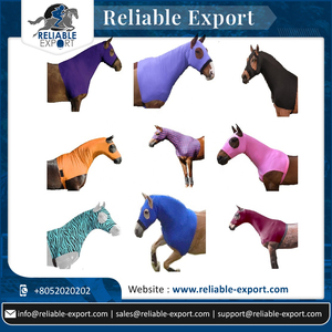 Capucha de Protección para Caballos de Spandex con Cierre de Cremallera de Mentón a Pecho - Product Image 5