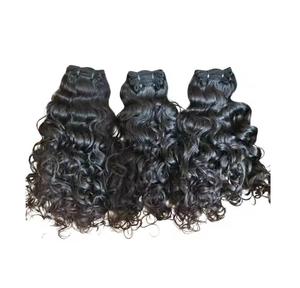 Extensions de cheveux ondulés naturels de cheveux vietnamiens bruts sans emmêlement sans perte 100% Extension de cheveux humains bruts - Product Image 1