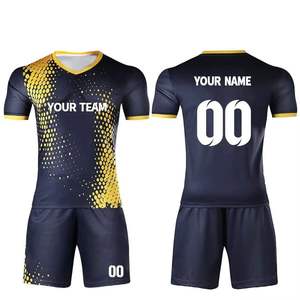 Kit de uniforme de fútbol personalizado de alta calidad, ropa de fútbol transpirable de secado rápido, uniformes de camiseta de fútbol - Product Image 1