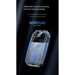 Dispositivo di avviamento portatile per auto di punta 800A, Power Bank 6000mAh, protezione intelligente, LCD, torcia elettrica-tutti i modelli di telefono - Product Image 4