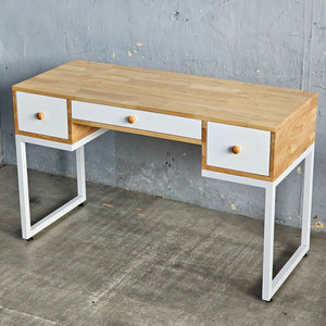 Tocador de Madera de Lujo Ministral con 3 Cajones, Madera Maciza BTD68011 para Dormitorio - Product Image 6