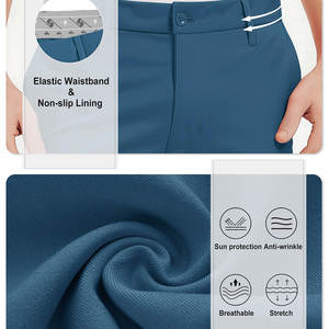 Pantalones de Golf de la Mejor Calidad, Nuevo Modelo 2025, Pantalones de Golf Modernos para Hombre, Logotipo Personalizado, Ropa Casual, Color Sólido, Secado Rápido, Teñido Liso - Product Image 5