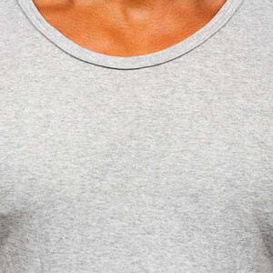 High Street verano algodón transpirable hombres gimnasio músculo camisetas Fitness sin mangas camisetas sin mangas Casual entrenamiento ropa todos los tamaños - Product Image 5