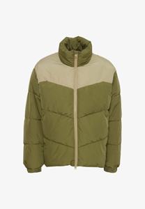 แจ็คเก็ตขนเป็ดหนาเป็นมิตรต่อสิ่งแวดล้อมสำหรับทุกเพศสินค้ามาใหม่2024สไตล์ไฮสตรีทสไตล์ไฮสตรีทฤดูหนาวปกสี่เหลี่ยมตกแต่งใหม่ - Product Image 5