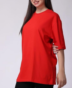 Cool Touch Coton Tissu Signature Surdimensionné À Manches Courtes T-shirts À Carreaux Lourds Col Ras Du Cou Logo Brodé Plus La Taille Lavé - Product Image 1