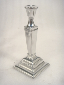 <b>Silver</b> Metal Taper Candle Holder for Home Decor - Product Image 5