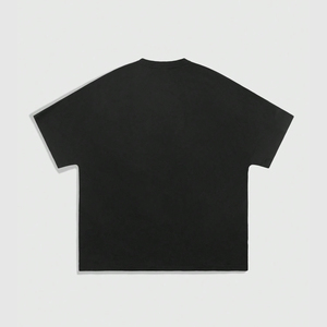 เสื้อยืดแขนสั้นลำลองสำหรับผู้ชายเสื้อคอตตอนเปิดไหล่100% พิมพ์ลายตัวอักษร - Product Image 2