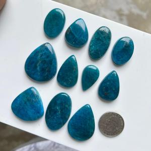 อะพาไทต์บำบัดอัญมณีทรงหลวมสีฟ้าสำหรับทำเครื่องประดับอัญมณีราจาสโตน4-10กรัมขายส่ง infinitystones - Product Image 2