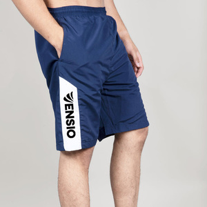 Pantalones cortos de hombre con cintura elástica y patrón de ajuste al aire libre para correr de secado rápido de alta calidad al por mayor - Product Image 6
