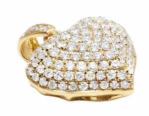 เครื่องประดับเพชรเม็ดเดี่ยวฮิปฮอป VVS Moissanite แบบกำหนดเองจี้เงินรูปหัวใจทำน้ำแข็งสำหรับผู้หญิง - Product Image 4