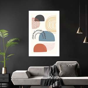 Abstract Shapes <b>Poster</b> Paper Wall Decor - Product Image 2