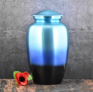 Falah Inter-Urna de cremación de aluminio de último diseño para mantener las cenizas humanas de los exportadores y fabricantes indios - Product Image 4