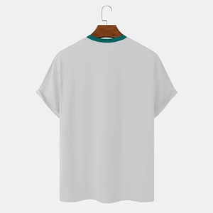 เสื้อยืดผู้ชายผ้าฝ้าย 100% แห้งเร็ว น้ำหนักเบา พิมพ์ลาย แฟชั่น ราคาถูก ทรงหลวม - Product Image 2