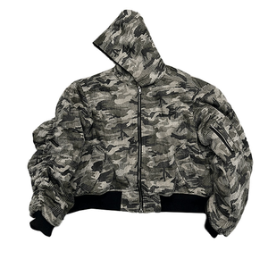 HeavyWeight Denim 100% Coton Couronne Ligne Noire Fabriqué au Portugal 420G Puff Printing Sweats à capuche surdimensionnés pour hommes - Product Image 4