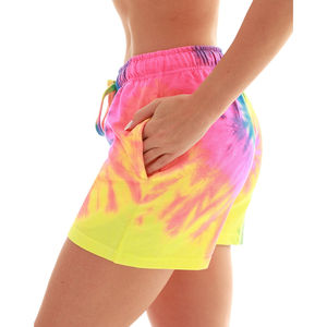 Shorts décontractés pour femmes en coton de qualité supérieure, taille confortable, fermeture élastique à la taille, tissu en coton français, sur demande du client - Product Image 6