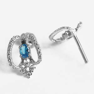 Pendientes de Diamantes de Plata de Ley 925 de Primera Calidad para Mujeres y Niñas, Compre Joyería Elegante - Product Image 3