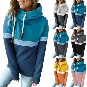 High Quality Different Color Custom <b>Women</b> <b>Hoodie</b> Fleece Material Customized Drawstring and Quick Dry Pullover Winter Woman Hoody - Product Image 6